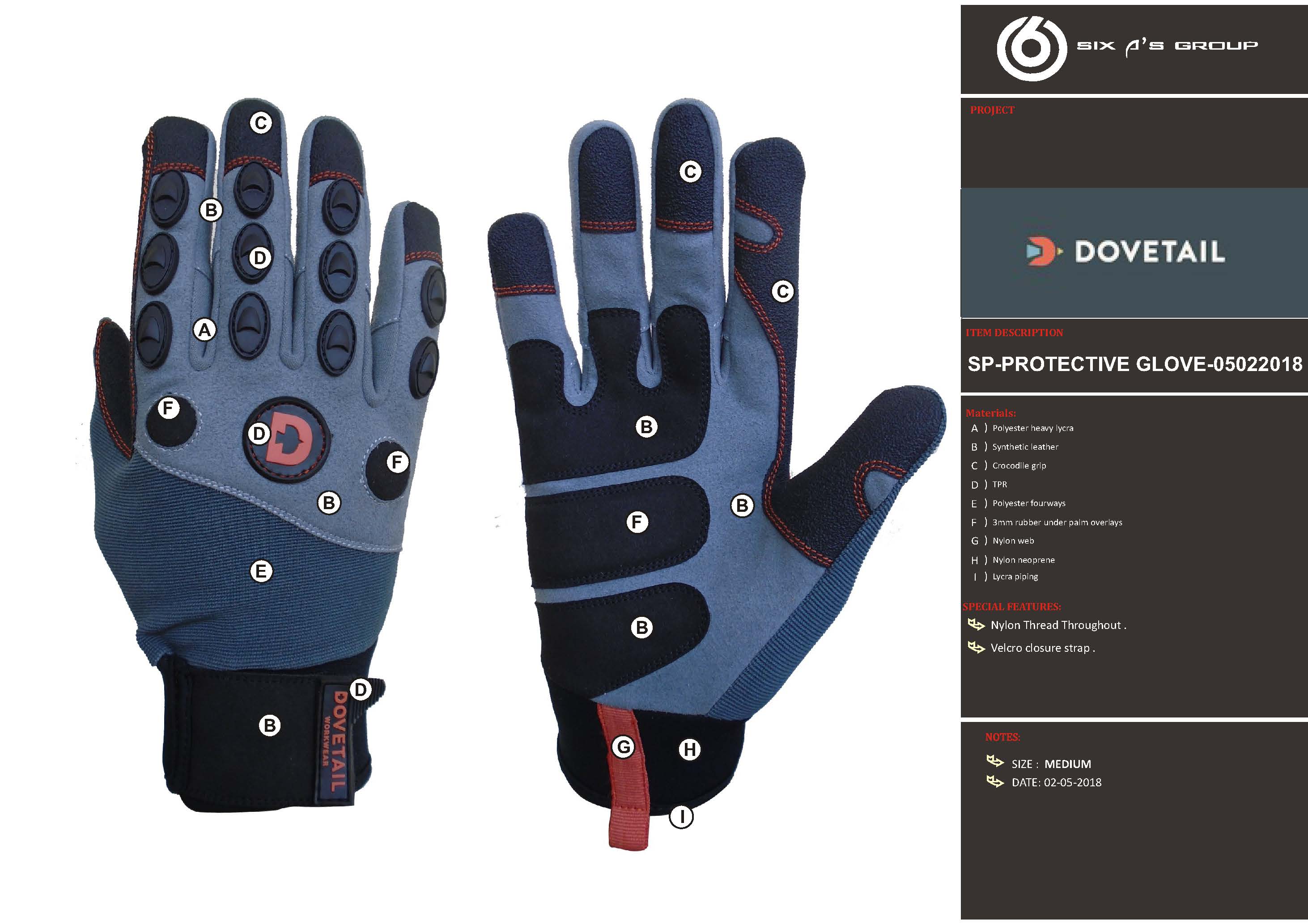 PROTECTIVE GLOVE (02-05-2018)